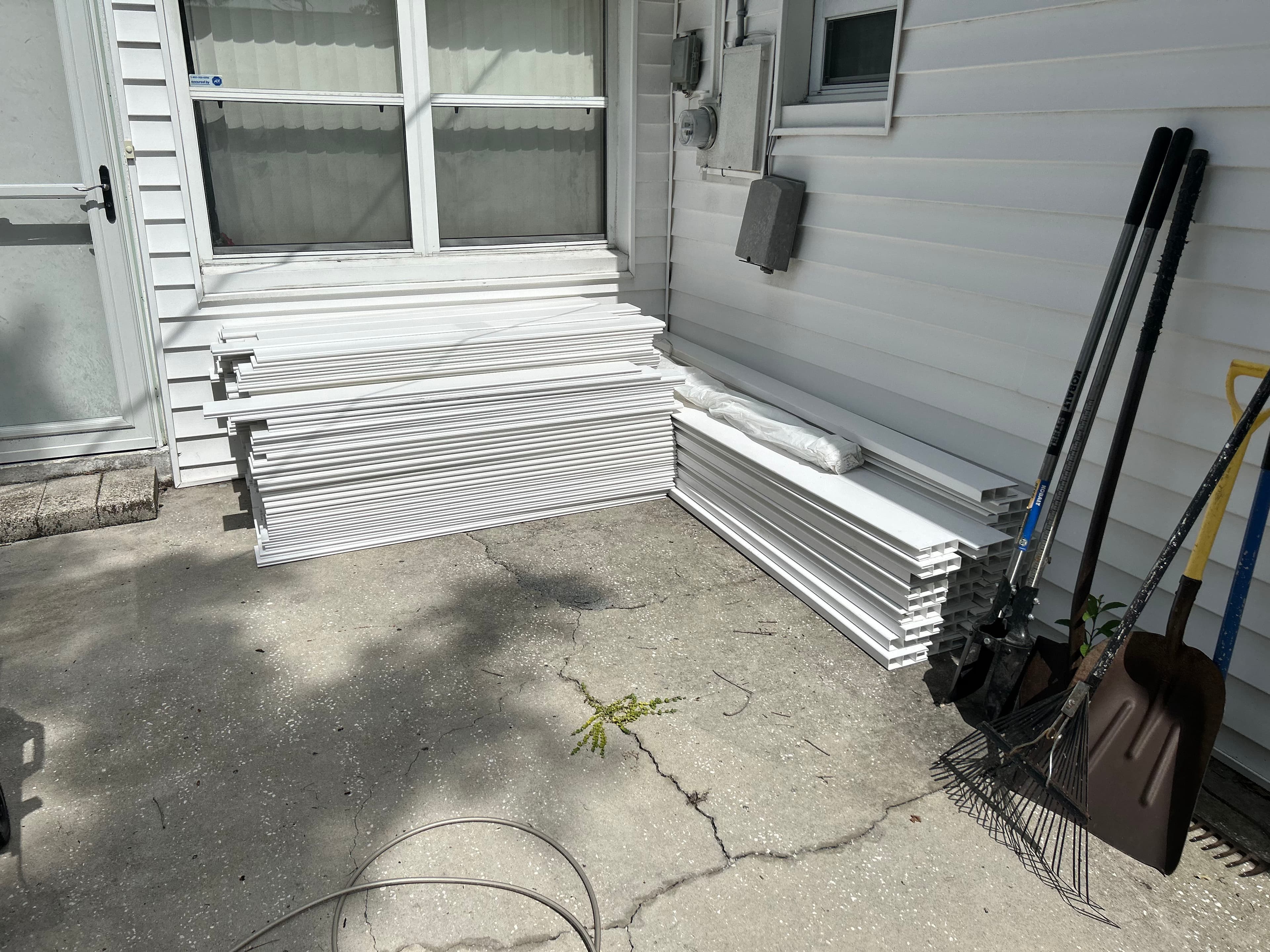 Project Stylish White Vinyl Fence Installation image