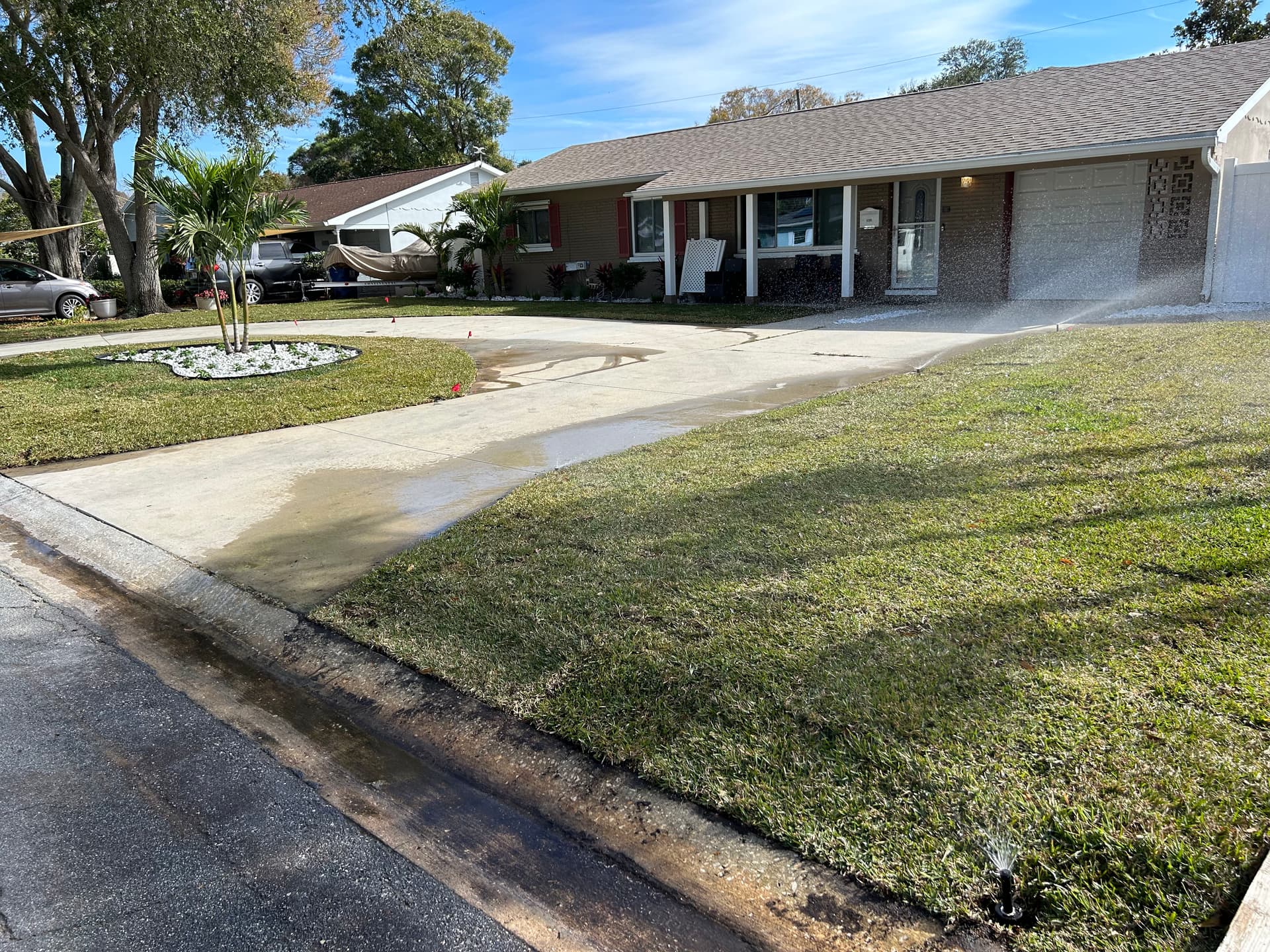 Gallery photos for Front Yard Landscape Transformation with Custom Design: Image #6