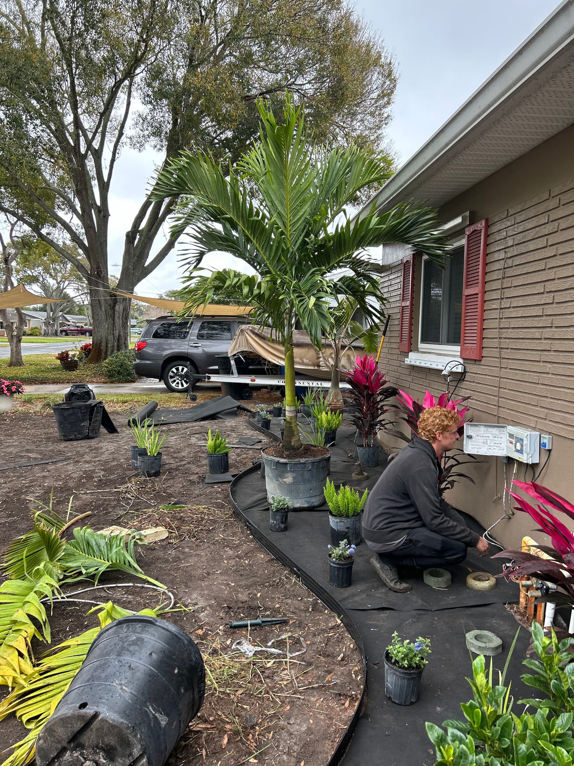 Front Yard Landscape Transformation with Custom Design