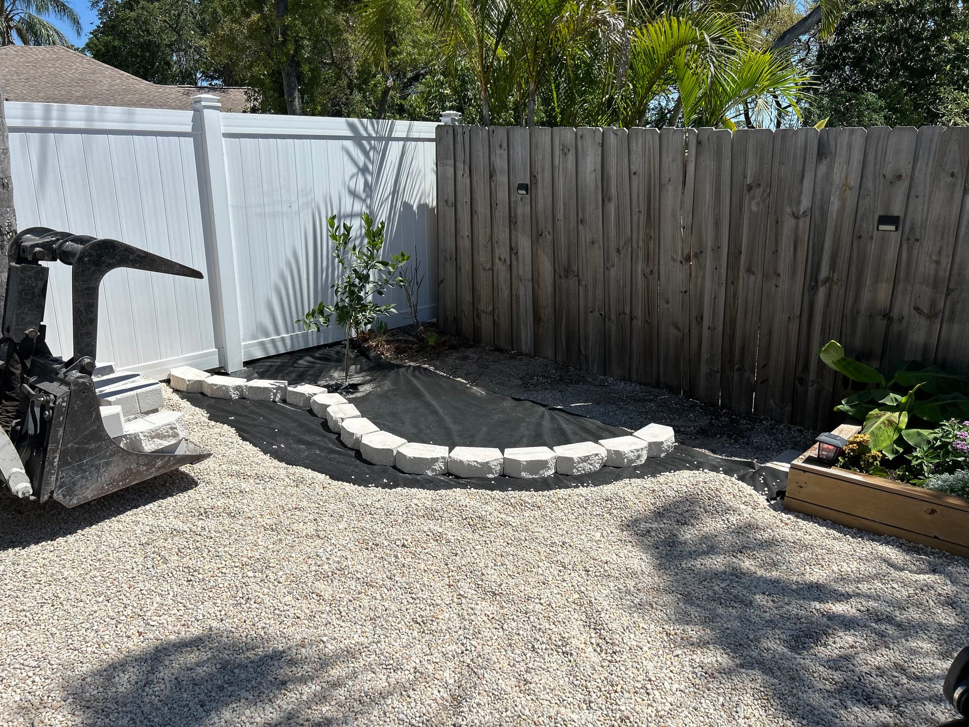 Gallery photos for Backyard Transformation with Stylish Pathways and Kid-Friendly Features: Image #6