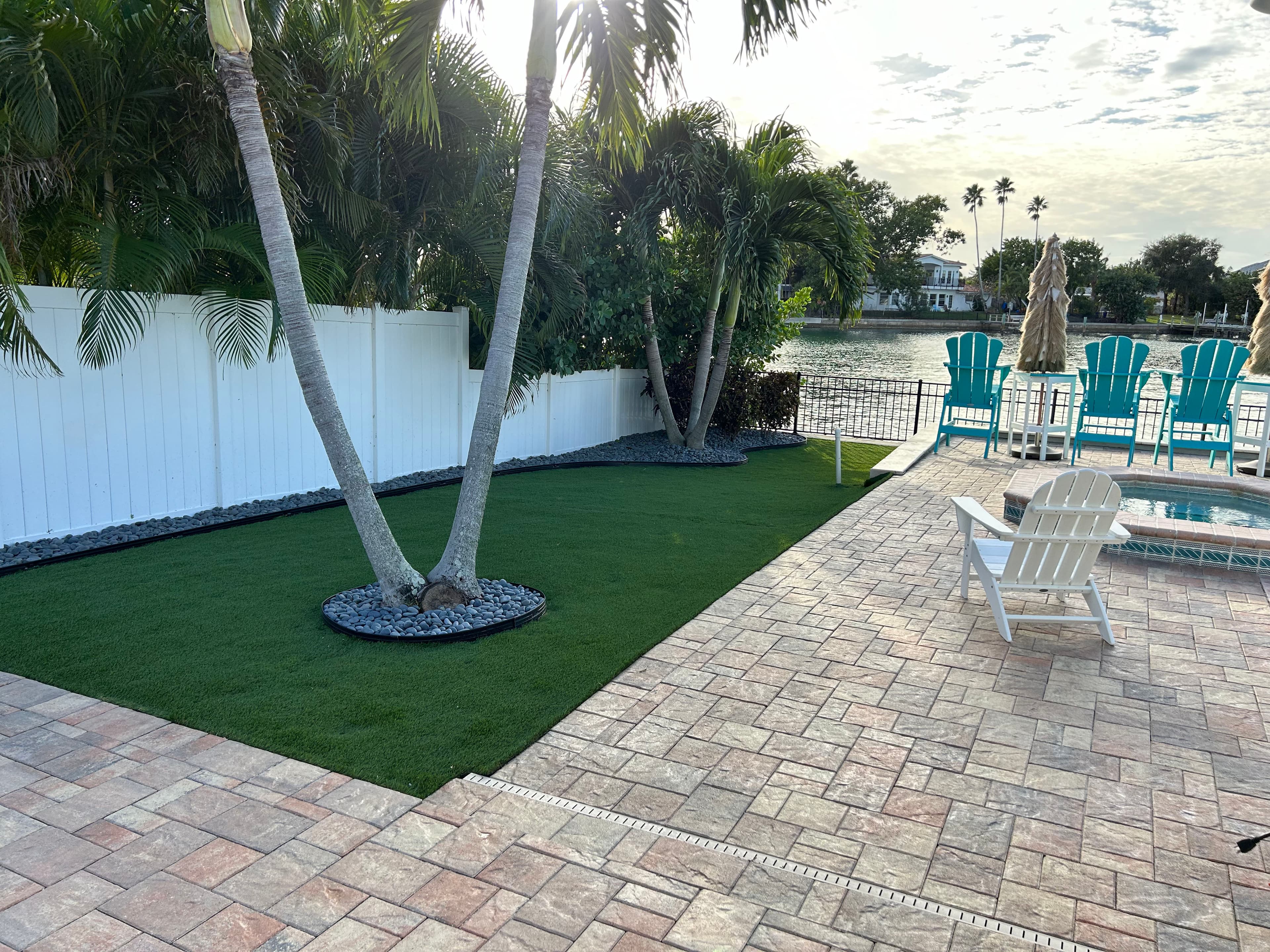 Project Tropical Escape with Pavers and Palms image