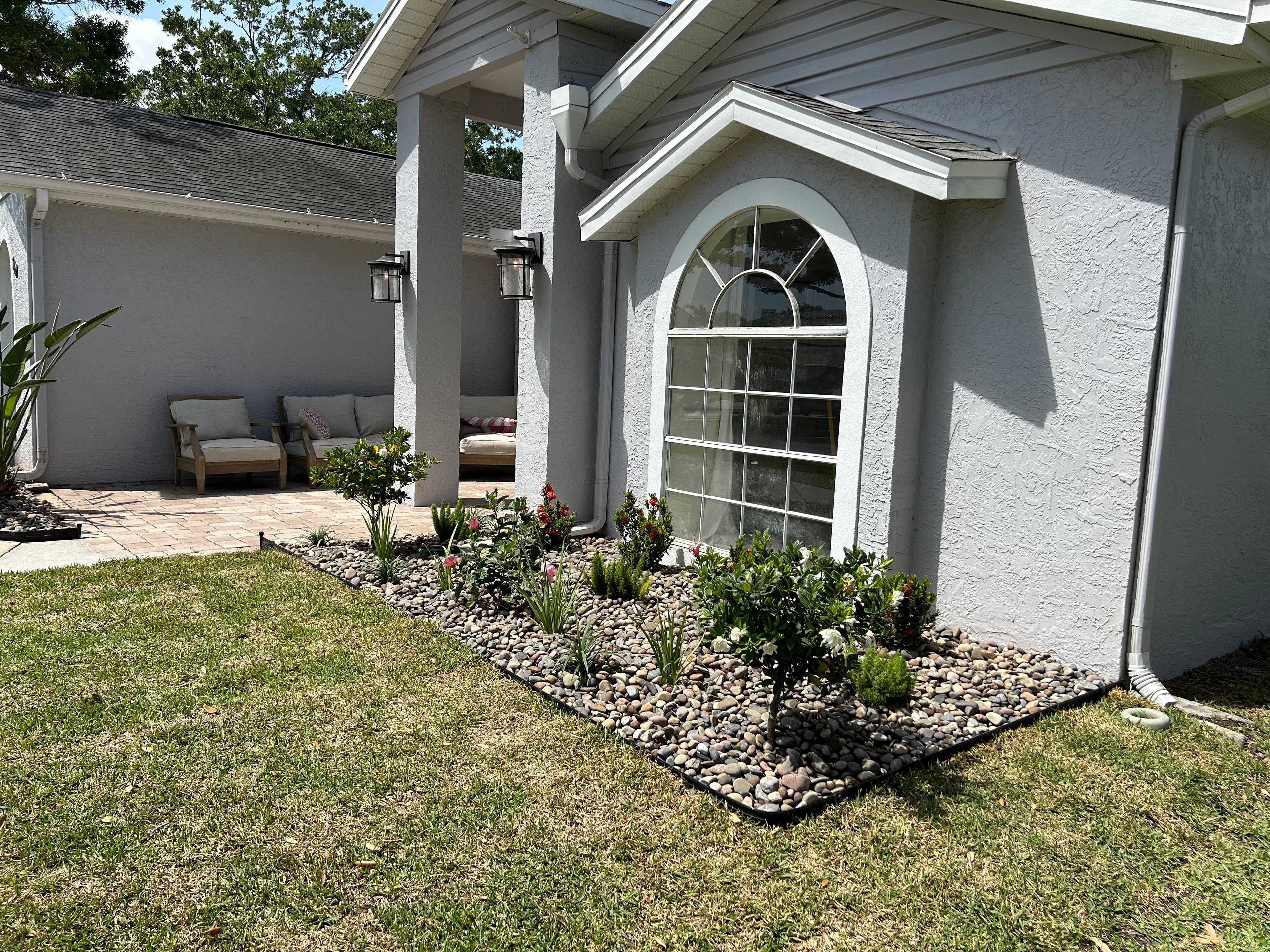 Project Elegant Front Yard Reimagining with Rock Accents image