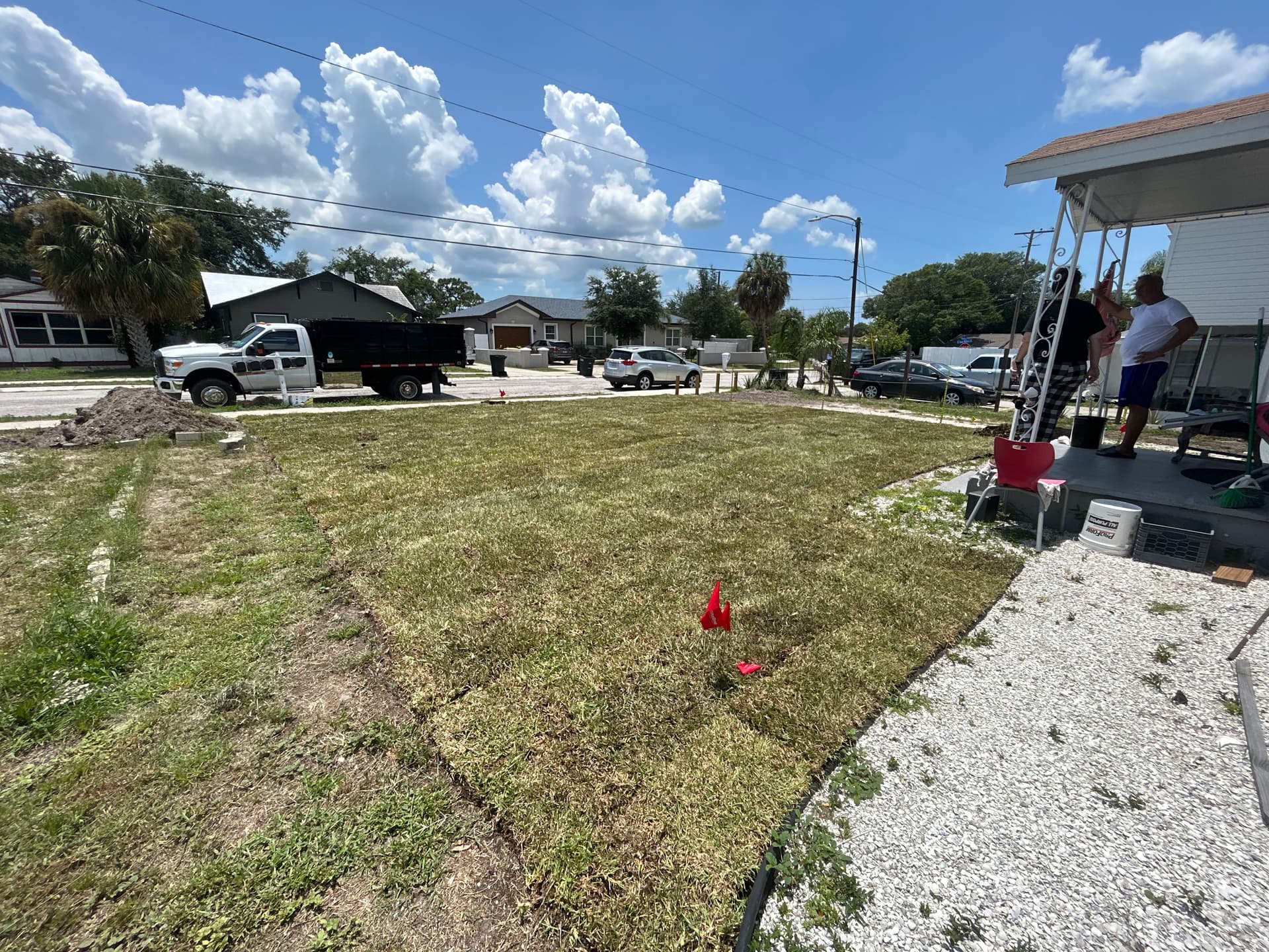 Gallery photos for Fresh Sod Installation Transforms Residential Yard: Image #7