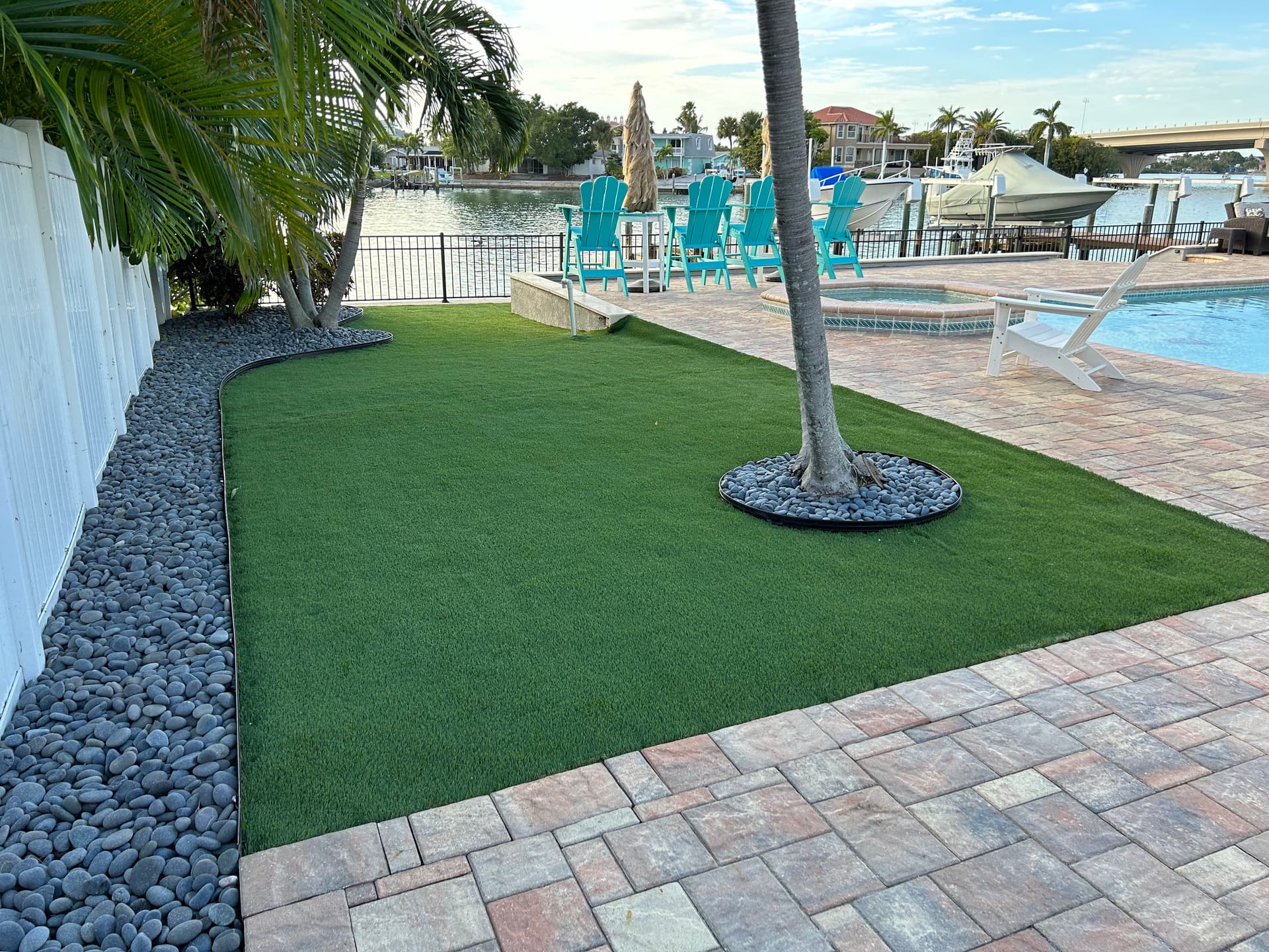 Gallery photos for Tropical Escape with Pavers and Palms: Image #3